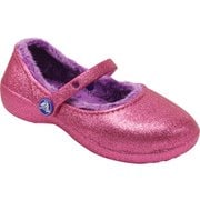 203514-6U9 [CrocsKarin Sparkle Lined ClogK PtPk J2]