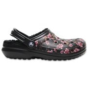 203592-060 [Classic Lined Graphic Clog Blk/Blk M7W9]