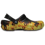 204044-001 [Bistro Graphic Clog Blk M6W8]