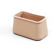 硬質フェルト付き フリーサイズ脚キャップ ベージュ 28x56～35x63x35mm 9FF-3563J