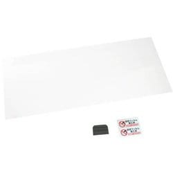 防犯フィルム 透明ガラス用 ポリカーボネート 940x2000x0.5mm 防犯シール10枚入 BGF9420