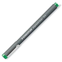 ピグメントライナー 0.5mm グリーン 308 05-5