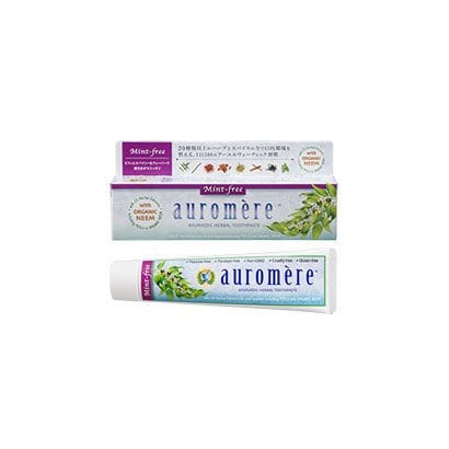 Auromere オーロメア ハーバル歯磨き粉 ミントフリー 100g オーラルケア