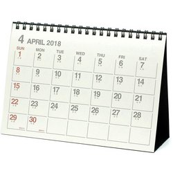 ヨドバシ Com Clt43 G 01 卓上カレンダー B6 18年4月始まり アイボリー 通販 全品無料配達
