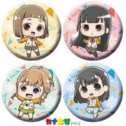 宇宙よりも遠い場所 カナちび缶バッジ4個セット [キャラクターグッズ]