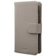 EveryCa2 Multi PU Leather Case for Smartphone M Size Gray [スマートフォン汎用ケース]