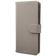 EveryCa2 Multi PU Leather Case for Smartphone L Size Gray [スマートフォン汎用ケース]