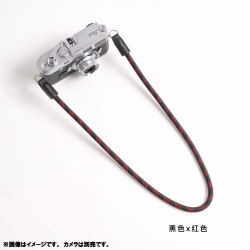カメラストラップ 125cm 黒/赤 DCS-005303