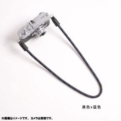 カメラストラップ 125cm 黒/ブルー DCS-005306
