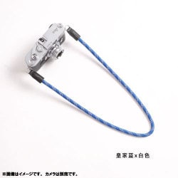 カメラストラップ 125cm ブルー/白 DCS-005316