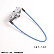 カメラストラップ 125cm スカイブルー/赤 DCS-005319