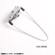 DCS-005329 [カメラストラップ 125cm 白/ブルー]