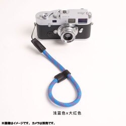 ハンドストラップ スカイブルー/赤 DWS-00119