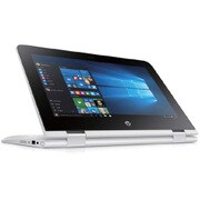 HP x360 11-ab051TU ベーシックモデル/11.6インチワイド/インテル Celeron プロセッサー N3060/メモリ 4GB/128GB SSD/IEEE802.11a/b/g/n/ac/Windows 10 Home 64bit/Office Home ＆ Business Premium プラス Office 365 サービス/スノーホワイト 3FS04PA-AABU