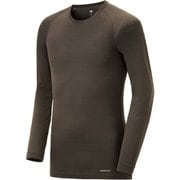 スペリオシルク L.W.ラウンドネックシャツ Men's 1107187 ガンメタル Mサイズ [アウトドア アンダーウェア メンズ]