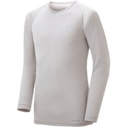 スペリオシルク L.W.ラウンドネックシャツ Men's 1107187 ライトシルバー Lサイズ [アウトドア アンダーウェア メンズ]
