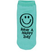 155142 [アンクルソックス レディース Have a happy day パステルグリーン]