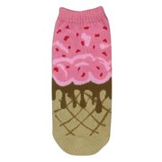 151854 [アンクルソックス レディース アイスクリームピンク]
