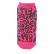 130309 [アンクルソックス レディース レオパードピンク]