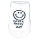 アンクルソックス ベビー Have a happy day ホワイト 154084