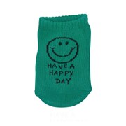 アンクルソックス ベビー Have a happy day グリーン 154060