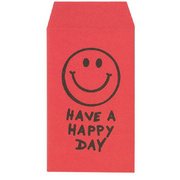 ぽち袋 Have a happy day レッド 946368