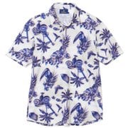 3SJN1A-WH-M [18SS ノワート 半袖シャツ メンズ Mサイズ ホワイト]