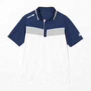 3GJ02A-NA-M [TOUR B 18SS メンズ 半袖台付ポロシャツ Mサイズ ネイビー]