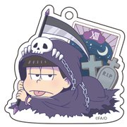 おそ松さん ごろりんアクリルキーホルダー タロットver. (4) 一松 [キャラクターグッズ]
