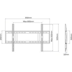 ヨドバシ.com - ウォールフィットマウント WALL FIT MOUNT STD-006-BK