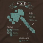 Minecraft オノTシャツ ブラック S