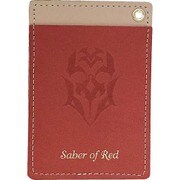 Fate/Apocrypha 本革パスケース 刻印 赤のセイバー [キャラクターグッズ]