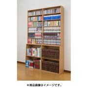 大容量ブックシェルフ 120cm幅 ナチュラル FL0348010