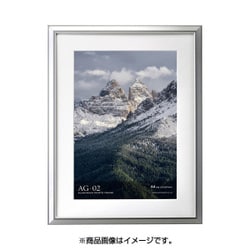 アルミ額 AG-02 A4 シルバー FAG2-SVA4