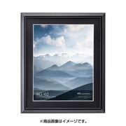 アルミ額 AG-02 6切 ブラック FAG2-BK6