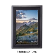 アルミ額 AG-02 ワイド6切 ブラック FAG2-BKW6