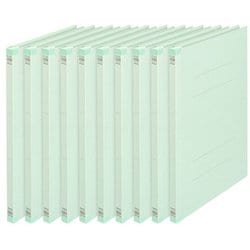 背補強フラットファイル 10冊パック ブルー NO.021S