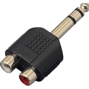 楽器用コネクター RCA(F)X2/StPhone(M) TDF311