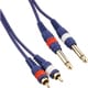 パッチングケーブル (1m Phone×2/RCA×2) TD-10PRC