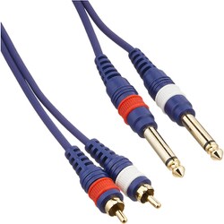 パッチングケーブル (1m Phone×2/RCA×2) TD-10PRC