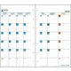 2018年4月始まり 2018年度版 バイブル6穴リフィル ホワイト(Color) BRF43-M-01