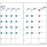 2018年4月始まり 2018年度版 バイブル6穴リフィル ホワイト(Color) BRF43-M-01