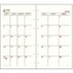 2018年4月始まり 2018年度版 バイブル6穴リフィル アイボリー(2tone) BRF43-M-03