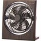 DCモーター搭載 ボックスファン ダークウッド FBT-191D (DWD)