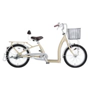 シニア向け自転車 Cogelu neo(こげーるneo) 20型 3段変速 アルミフレーム シャンパンゴールド 9012