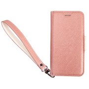 CR I47CSPLNU CW [Corallo 合皮手帳型ケース for iPhone 8/7/6s/6 シャンパンローズ＋ホワイト]