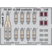 EDUFE897 [A-26B シートベルト (ステンレス製) (レベル用) 1/48 ZOOMエッチングパーツシリーズ]