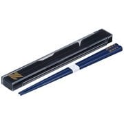 箸 ・箸箱セット スクエア Mネイビー