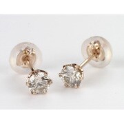 K18PG 0.1ctピアス A-DVTFN10PGD