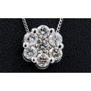PTダイヤフラワーネックレス 0.5ct A-DN12428ベネ